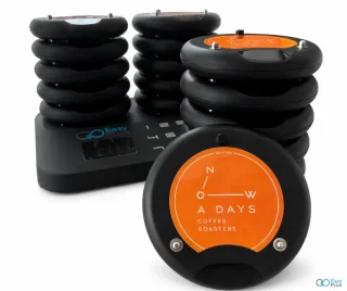ผลงานออเดอร์ลูกค้าจริง Digital Pager System EasyPrint พร้อมสติกเกอร์ชื่อร้าน รูปที่ 7