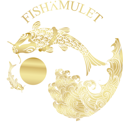 โลโก้ FishAmulet ปลาปล่อยสุขใจ ปล่อยปลาออนไลน์ ปล่อยปลาหน้าเขียง วัดเทวราชกุญชร และวัดราชาธิวาส