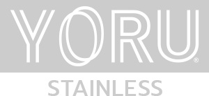 YORU Stainless LOGO Footer