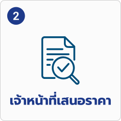 เจ้าหน้าที่เสนอราคา