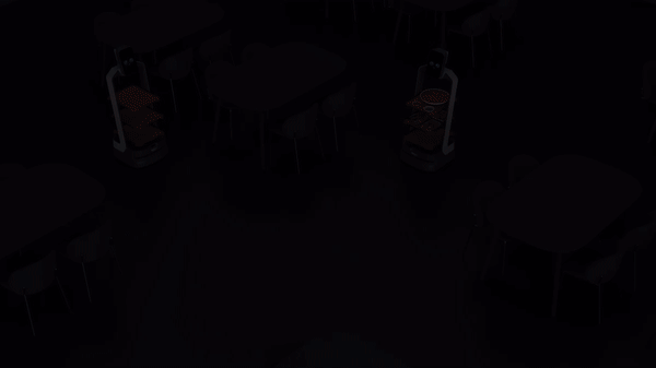 หุ่นยนต์เสิร์ฟอาหาร Orionstar Robot