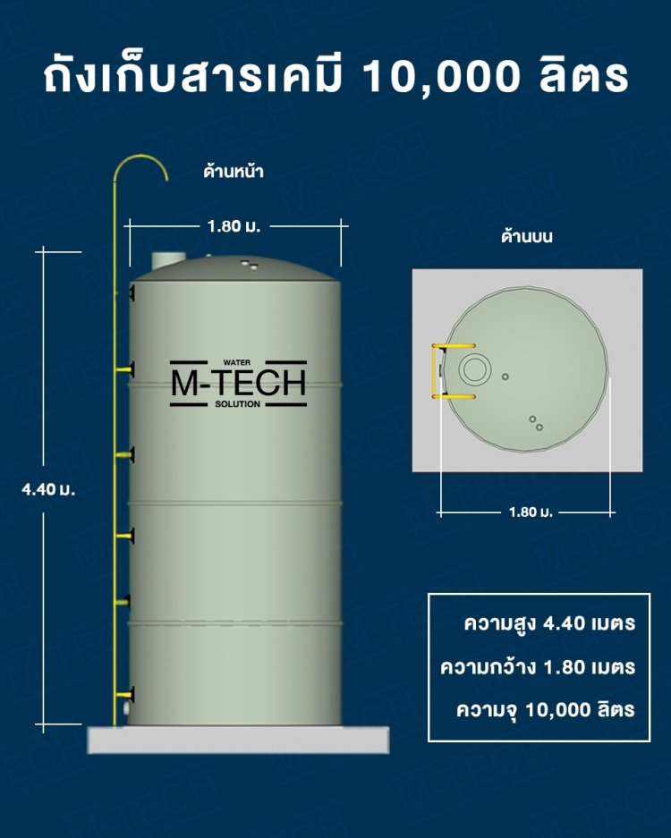 ถังเก็บสารเคมี 10000 ลิตร