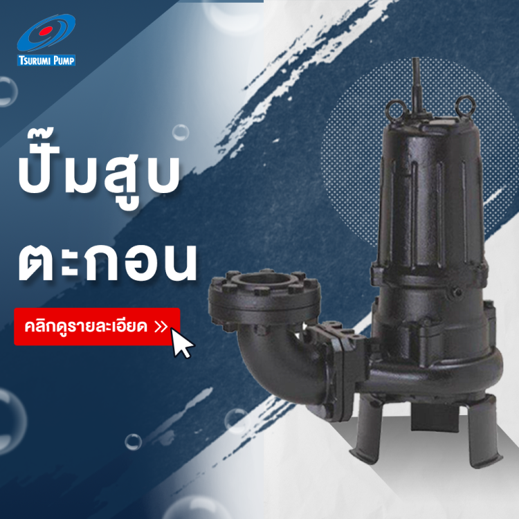 ปั๊มซูรูมิ ระบบบำบัดน้ำเสีย