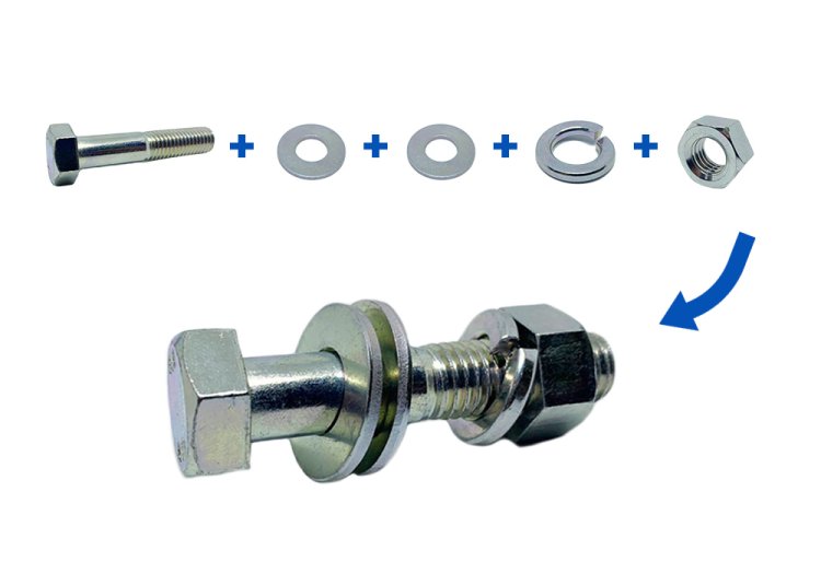 Screw assemble service ナット・ワッシャー・Sワッシャーセット