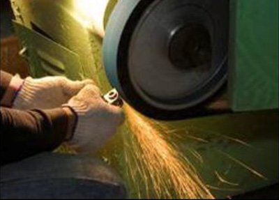 polishing lost wax part