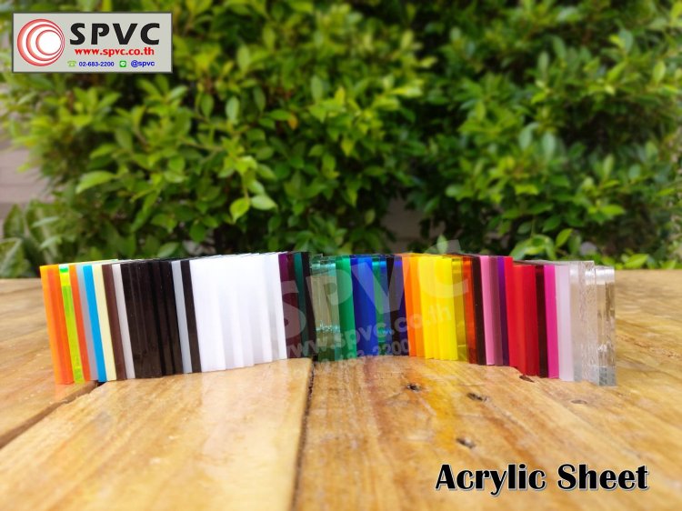 แผ่นอะครีลิคสี
