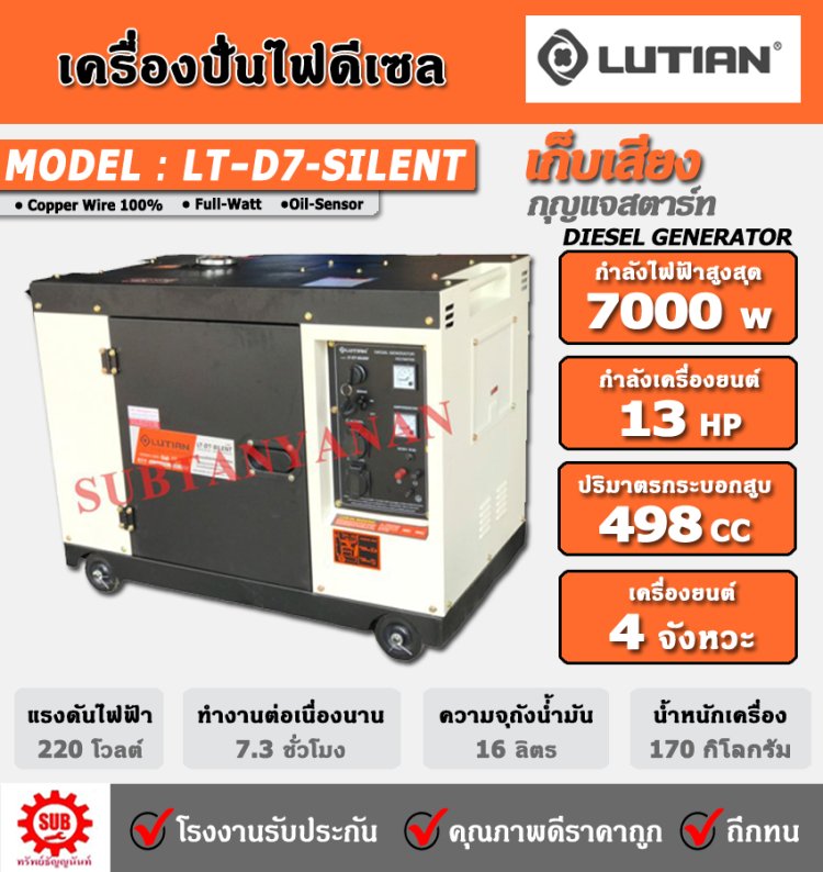 LUTIAN LT-D7-SILENT