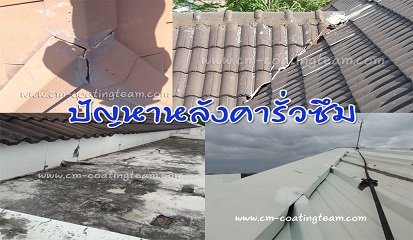 ปัญหาหลังคารั่วซึม