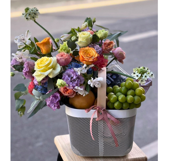 กระเช้าผลไม้พรีเมี่ยมเพื่อสุขภาพ Le Floriste ของขวัญผู้ใหญ่ จัดส่ง (รูปที่ 117