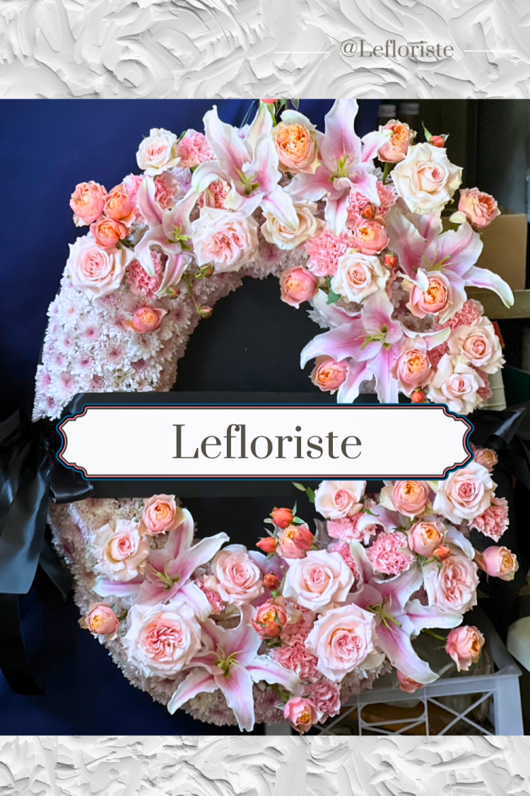 พวงหรีดดอกไม้สดพรีเมียม Le Floriste | บริการส่งด่วนถึงวัดทั่วกรุงเทพฯ | แสดงความอาลัยอย่างสง่างาม