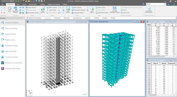 STAAD.Pro โปรแกรมวิเคราะห์ออกแบบโครงสร้าง 3 มิติชั้นนำของโลก - twoplussoft