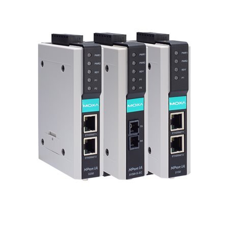 10/100 Ethernet RJ45 MOXA NPort IA-5150 1-Port RS-232/422/485 Serial IA Device Server 