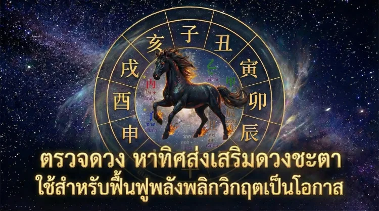 ตรวจดวงจีน หาทิศเสริมดวง