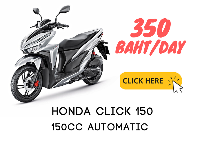 salan motorbike rental hatyai click150