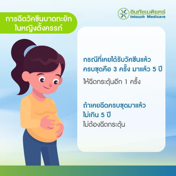 ได้รับวัคซีนบาดทะยักครบแล้ว ได้รับวัคซีนบาดทะยักครบแล้ว