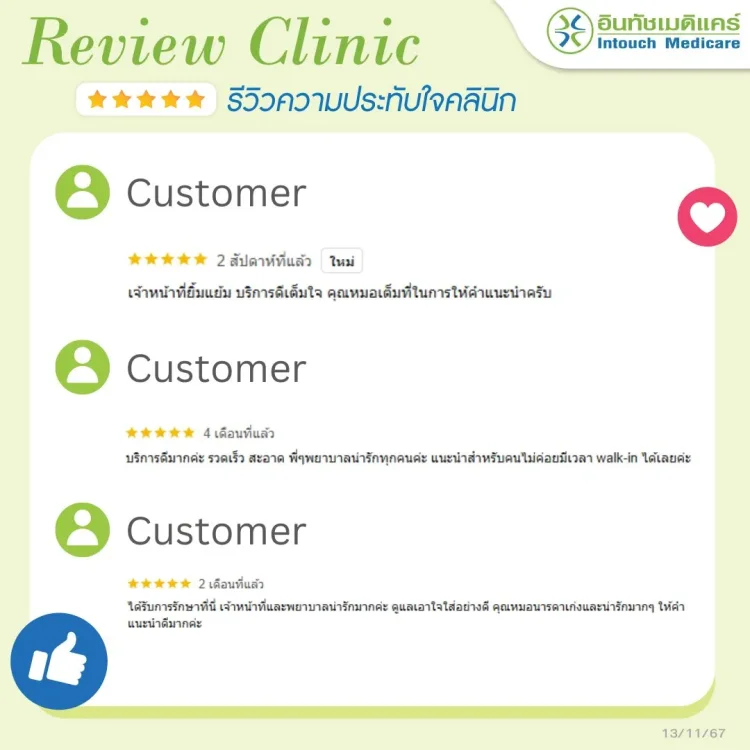 รีวิวคลินิกรามอินทรา กม.2 รีวิวคลินิกรามอินทรา กม.2