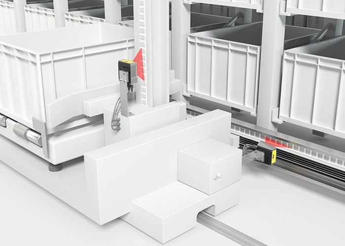 Safe bar code positioning system - sensorhaus
