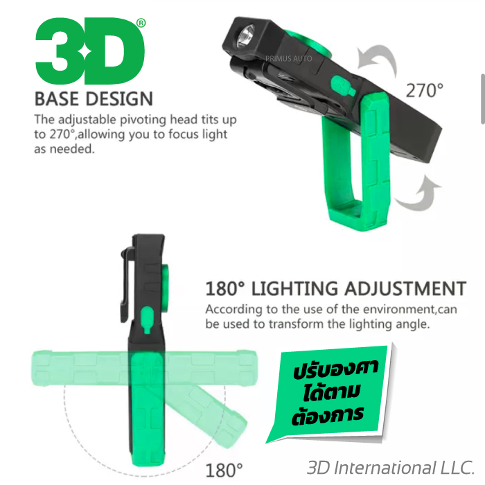 ไฟส่องรอย สำหรับงานขัดสีรถ ไฟส่องรอยขนแมว LED Detailing Light คาร์แคร์