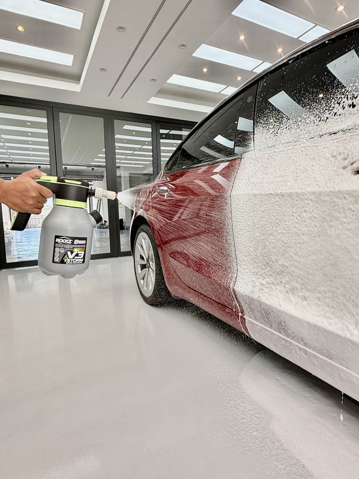 ถังพ่นโฟม ROCKZ E-foamer V3 Storm ถังพ่นโฟมไฟ้า แชมพูสูตรกราฟีน ROCKZ Graphene