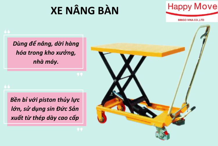 Xe nâng bàn