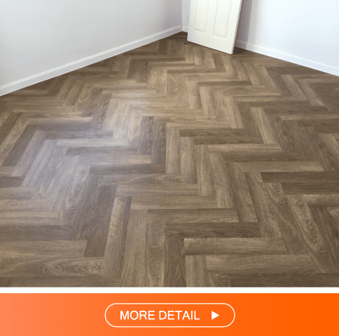 กระเบื้องยางลายไม้ ปูพื้นลายก้างปลา