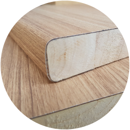 ไม้บันไดสำเร็จรูป MDF ปิดผิว