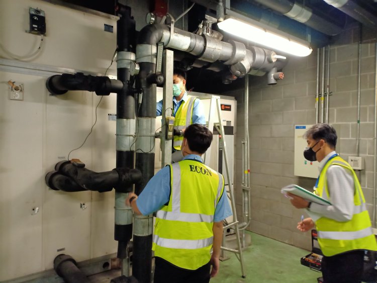 ตรวจวัดประสิทธิภาพเครื่องจ่ายลมเย็น