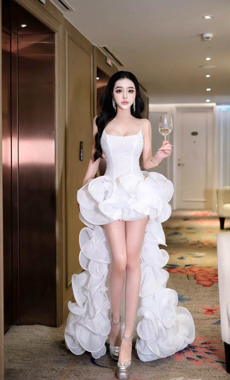 เดรสหน้าสั้นหลังยาว