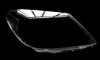ฝาครอบเลนส์ไฟหน้า Toyota Fortuner (2005-2008) - โฉมแรก