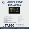 ALPINE รุ่น INE-AX809