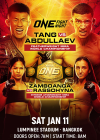 SAT 11 JAN 2025 | 08:00 a.m. ONE FIGHT NIGHT 27 (In The Morning)