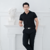 (No Logo) HPYT DryTech Slim Fit Polo For Him - Black