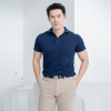 [ไม่มีโลโก้] HPYT DryTech Slim Fit Polo For Him "สีกรมท่า"