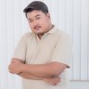 เสื้อโปโลพลัสไซส์ "มีกระเป๋า" สีเบจ(ครีม)