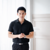 เสื้อโปโล "รุ่นมีกระเป๋า" สีดำ