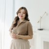 เสื้อโปโลพลัสไซส์ "ไม่มีกระเป๋า"  สีม็อคค่า