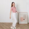 Polo Shirt with Pocket  – Rose Pink