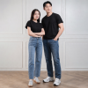 HAPPY TEE UNISEX T-SHIRT - Black