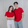 HAPPY TEE UNISEX T-SHIRT - สีแดง