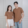 HAPPY TEE UNISEX T-SHIRT - สีม็อคค่า