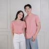 HAPPY TEE UNISEX T-SHIRT - สีชมพูกุหลาบ
