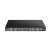 D-Link DGS-1250-52XMP, 52-port Gigabit Smart Managed PoE (370W) Switch with 4-port 10G Uplinks