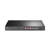 TP-Link 16-Port 10/100Mbps + 2-Port Gigabit Rackmount Switch with 16-Port PoE+ (TL-SL1218P)