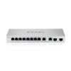 Zyxel 8-Port GbE and 2-Port 2.5G Unmanaged Switch with 2 10G Uplink (XGS1010-12)