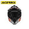 ACERBIS STEEL CARBON 22-06 HELMET NERO/ARANCIO FLUO