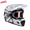 LEATT HELMET KIT MOTO 9.5 CARBON WITH 6.5 IRIZ GOGGLE