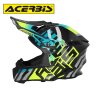 ACERBIS STEEL CARBON 22-06 HELMET LIGHT BLUE/FLUO YELLOW