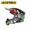 ACERBIS STEEL CARBON 22-06 HELMET GREEN/RED