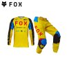 FOX 180 RACE SPEC JERSEY&PANT PALE YELLOW