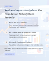 Business Impact Analysis (BIA) คืออะไร และทำไมถึงสำคัญ | BCP GURU Business Impact Analysis (BIA) คืออะไร และทำไมถึงสำคัญ | BCP GURU
